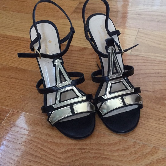 Kate Spade Limited Edition Eiffel Tower Shoes - Picture 1 of 4